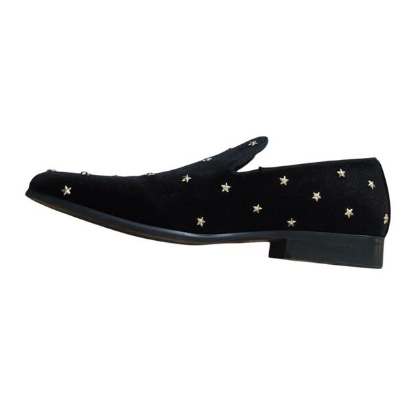 Steve Madden P-Pigiri Black Velvet Star Loafers Size 8 Sold out Style– Flawed - Picture 9 of 14